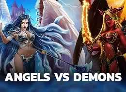 Angels vs Demons slot game at Velobet casino